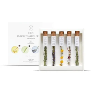 Combination Flower Tea Stick Gift Set (5 Sticks) - Handcrafted by KKOKDAM