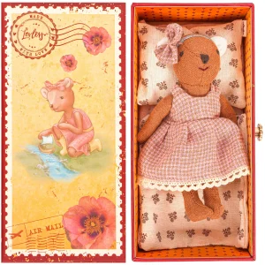 Abigail Bear in Stamp Holder Box by LEVLOVS
