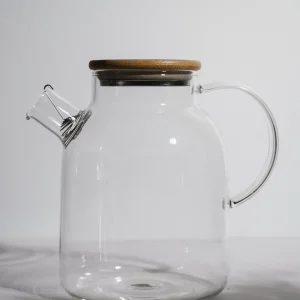 Glass Teapot with Bamboo Lid - 60 oz