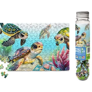 Micro Puzzles - Flippin' Awesome Sea Turtles (150 Pieces)