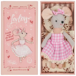 Mouse Lulu in a Box with Bedding (Summer Gift)